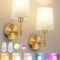 WiringFree Battery Operated Wall Sconce With 4000mAh Rechargeable Detachable Bulb Remote Dimming 1 0