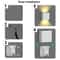 Modern 6W LED Wall Sconce IP65 Up Down Modern Wall Lamp With Adjustable Beams IndoorOutdoor 4