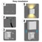 Modern 6W LED Wall Sconce IP65 Up Down Modern Wall Lamp With Adjustable Beams IndoorOutdoor 4