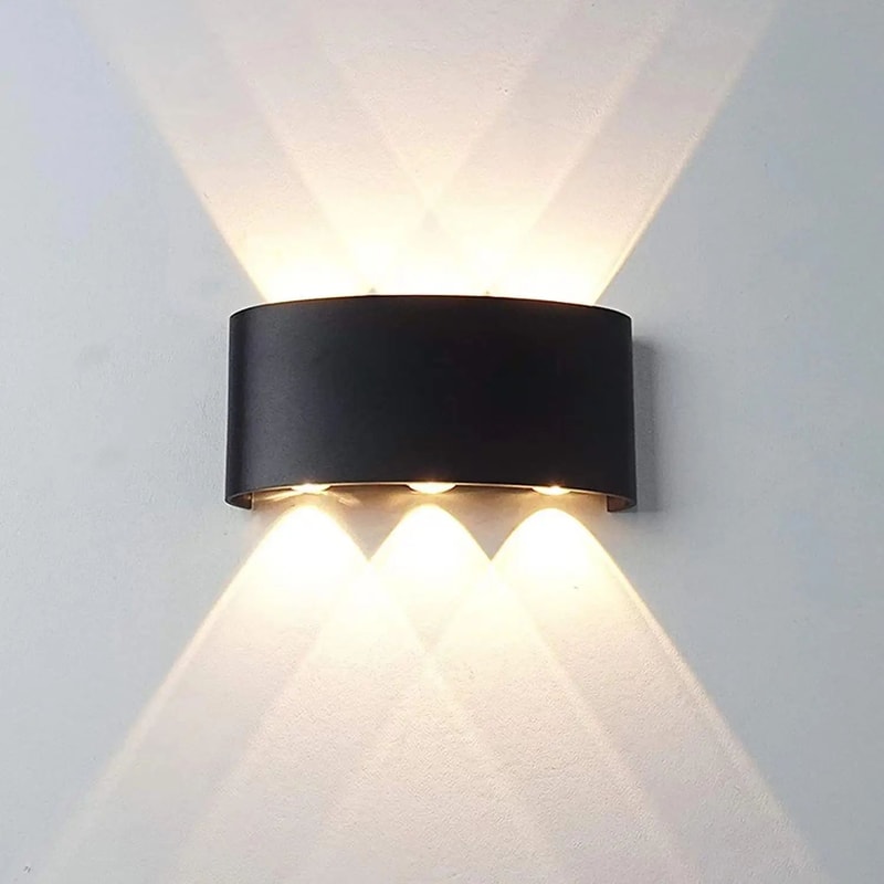Modern LED Up Down Wall Sconce Waterproof Indoor Outdoor Accent Light 0