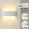 Modern LED Up Down Wall Sconce Waterproof Indoor Outdoor Accent Light 2