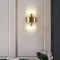 Crystal Wall Sconce In GoldBlack Stainless Steel G9 Wall Light For Bedroom Living Room 0
