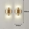 Crystal Wall Sconce In GoldBlack Stainless Steel G9 Wall Light For Bedroom Living Room 8
