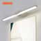 Modern Aluminum Bathroom Mirror Light Sleek LED Vanity Light Wall Sconce BlackWhite 0