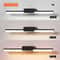 Modern Aluminum Bathroom Mirror Light Sleek LED Vanity Light Wall Sconce BlackWhite 2