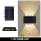 Solar Up And Down Wall Lights Outdoor Waterproof LED Wall Lamp Set 16 Pack 6