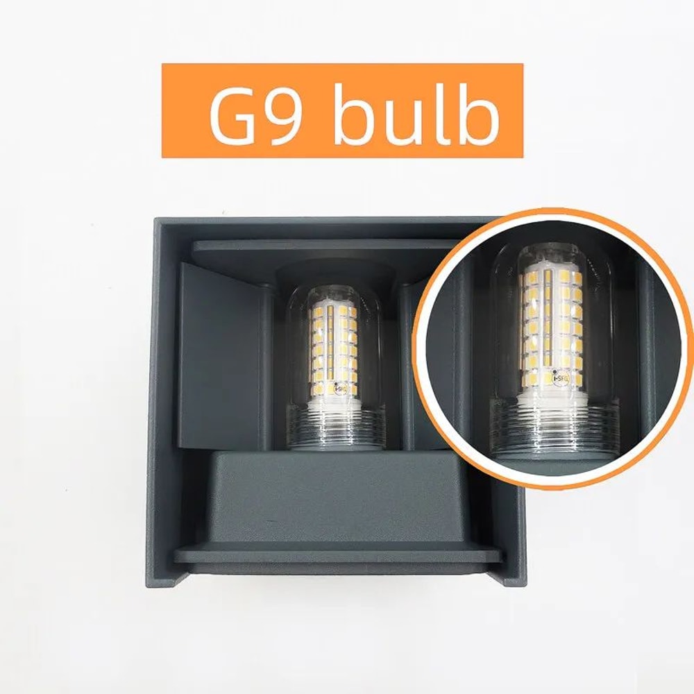 IP65 Waterproof Wall Light Aluminum Modern Outdoor Wall Sconce With G9 Replaceable Bulb Wall Lamp I 2