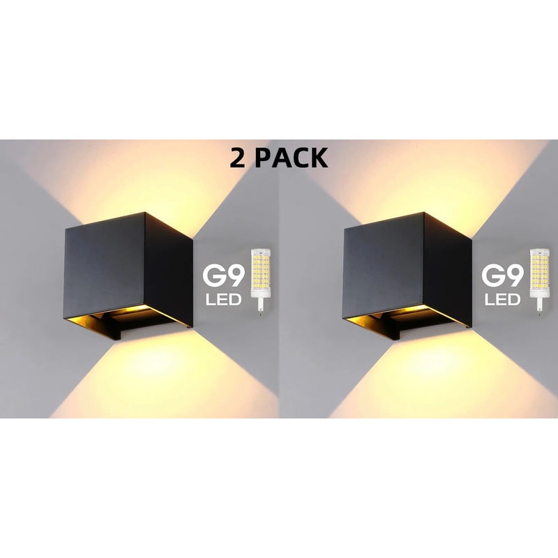 IP65 Waterproof Wall Light Aluminum Modern Outdoor Wall Sconce With G9 Replaceable Bulb Wall Lamp I 7