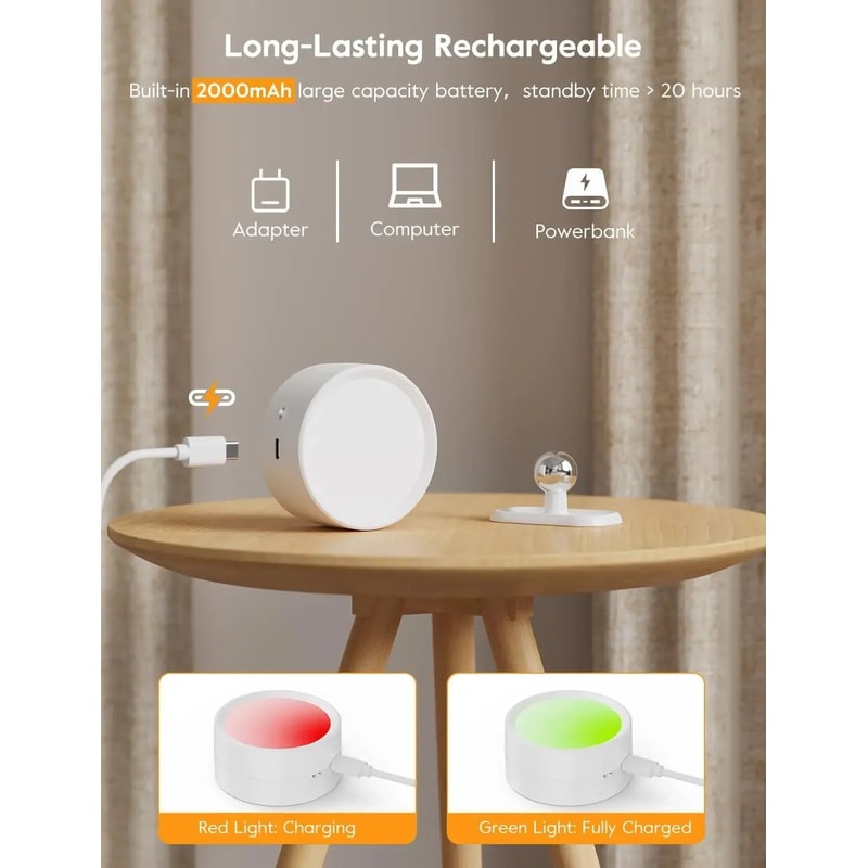 LumiFlex Magnetic Rechargeable Wall Sconce With Remote Control 5