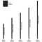 Modern IP65 Waterproof LED Wall Light Outdoor Long Strip Garden Lamp 2