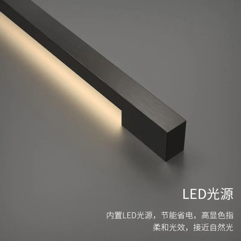 Nordic Minimalist LED Linear Wall Lamp Modern Indoor Strip Light For Living Room Bedroom 2