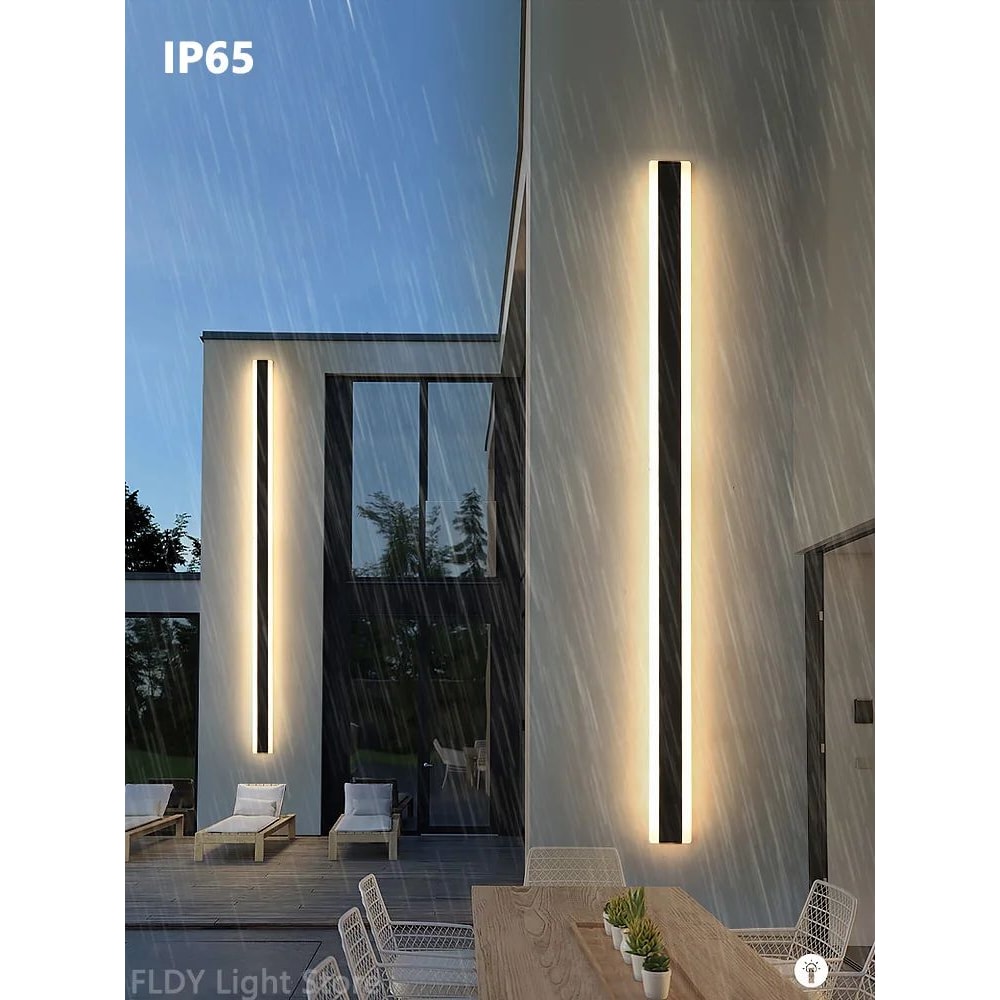 Modern Waterproof LED Wall Light Bar For Outdoor Garden Villa Decor 0