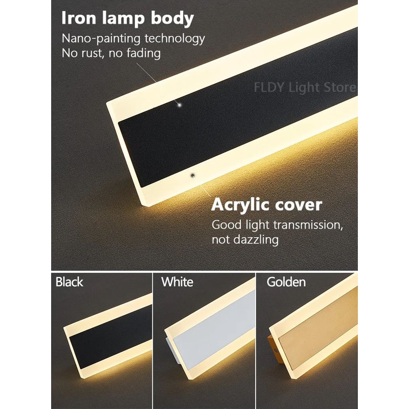 Modern Waterproof LED Wall Light Bar For Outdoor Garden Villa Decor 4