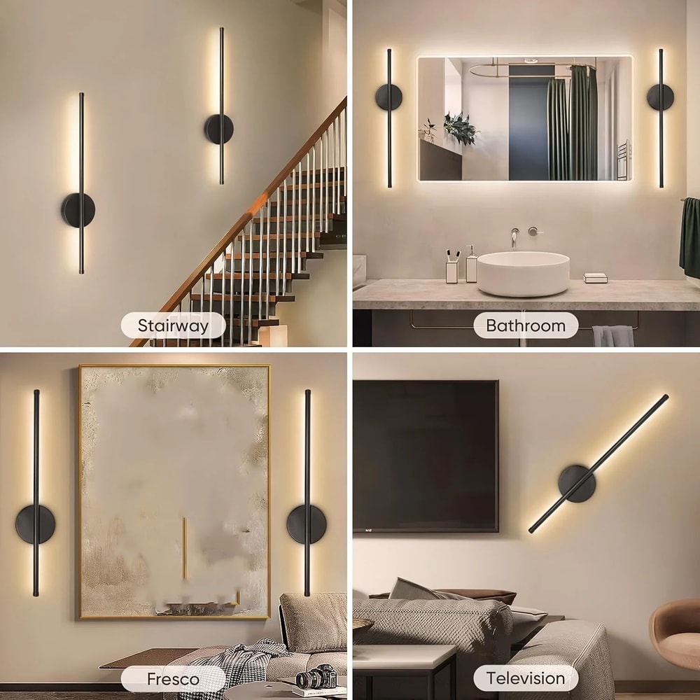 Cordless USB Rechargeable Wall Sconce With Remote Wireless LED Wall Light For Bedroom Living Room 5