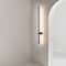 Modern Linear LED Wall Sconce Black Minimalist Bedside Light 0