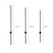 Modern Linear LED Wall Sconce Black Minimalist Bedside Light 5