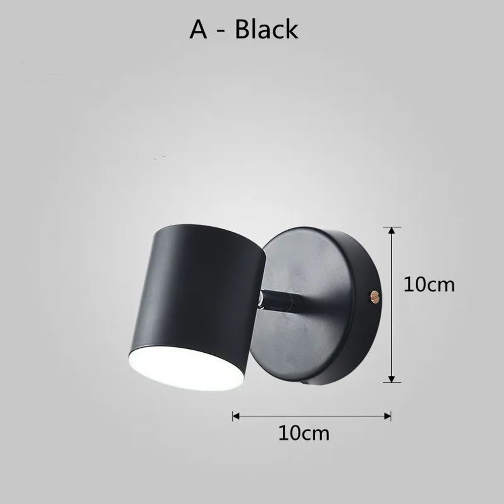 Modern LED Wall Sconce With Switch Waterproof Bathroom Mirror Bedside Night Light 0