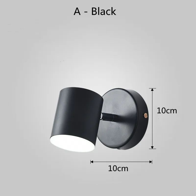 Modern LED Wall Sconce With Switch Waterproof Bathroom Mirror Bedside Night Light 0