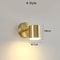 Modern LED Wall Sconce With Switch Waterproof Bathroom Mirror Bedside Night Light 2