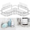 Premium Stainless Steel Corner Shower Caddy Bathroom Storage Rack Durable WallMounted Triangular 5