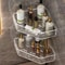 Glacier Clear Wall Mount Corner Shelf Modern Bathroom Shower Organizer With Strong Adhesive Hold 3