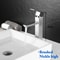 Matte Black Bathroom Sink Faucet Modern Single Handle Hot Cold Mixer Tap 9