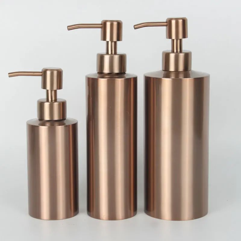 Stainless Steel Soap Dispenser Pump Refillable 304 Kitchen Bathroom Lotion Bottle 3