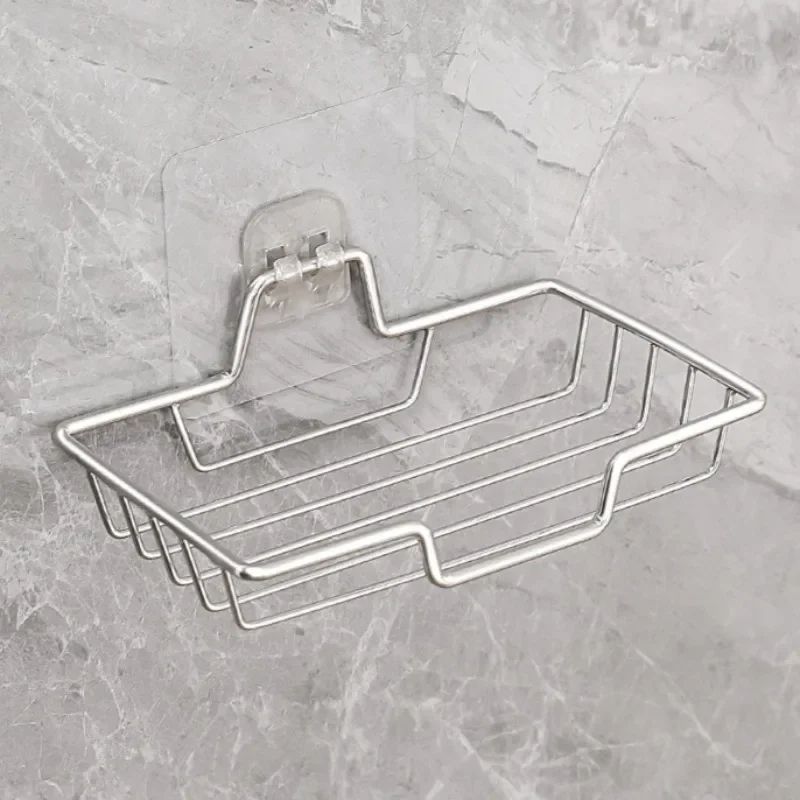 NoDrill Stainless Steel Wall Mounted Soap Holder For 2 Bars 5