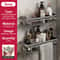 RustGuard Stainless Steel Shower Caddy With HeavyDuty Suction Mount 0