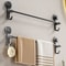 AquaHold Telescopic Suction Cup Towel Rack No Drill Wall Mounted Towel Bar 2