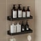 AquaHold DrillFree Bathroom Shelf Organizer WallMounted Shower Caddy With Soap Holder 2