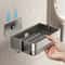 AeroHold Space Aluminum Wall Mounted Soap Dish No Drill Bathroom Storage Rack 1