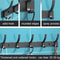 Modern Folding Robe Hooks SpaceSaving Wall Mounted Coat Hooks For Bathroom Kitchen 1
