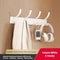 Modern Folding Robe Hooks SpaceSaving Wall Mounted Coat Hooks For Bathroom Kitchen 7