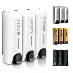 wall mount soap dispenser – single, double & triple 350ml shower organizer