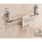 FlexiGrip Suction Cup Towel Bar NoDrill Retractable Bathroom Kitchen Wall Rack 6