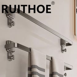 flexhold suction cup towel rack – no drill folding wall mounted towel holder