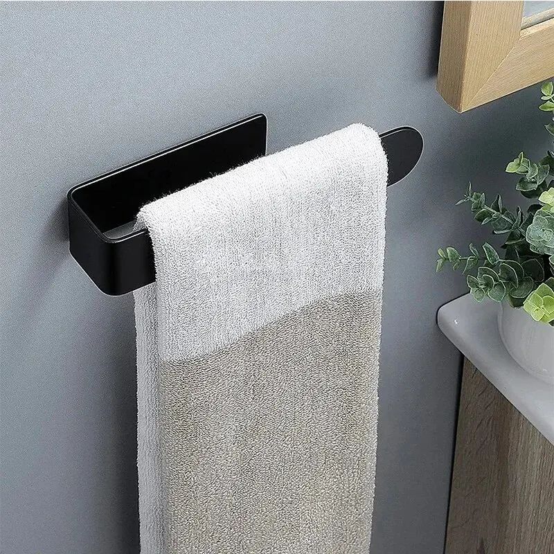 AquaGrip Self Adhesive Towel Rack No Drill Wall Mounted Towel Holder For Bathroom Kitchen 1