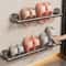 Suction Cup Towel Rack Wall Mount No Drill Double Bar Bathroom Organizer 304050cm 2