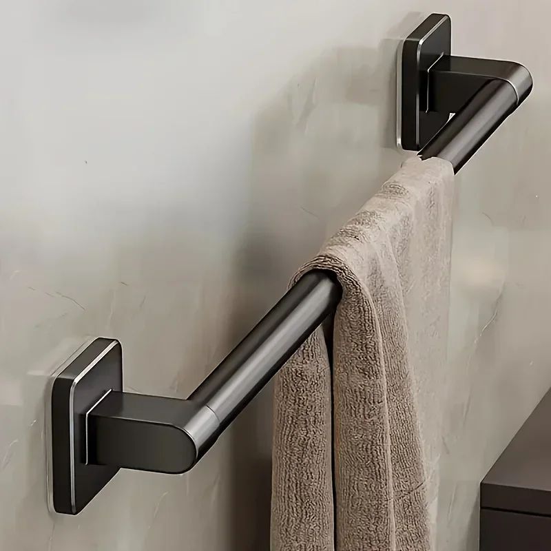 OvertheDoor Stainless Steel Towel Rack SpaceSaving Bathroom Kitchen Cabinet Organizer 2