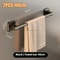 OvertheDoor Stainless Steel Towel Rack SpaceSaving Bathroom Kitchen Cabinet Organizer 8