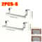 OvertheDoor Stainless Steel Towel Rack NoDrill Cabinet Bathroom Towel Bar Organizer 9