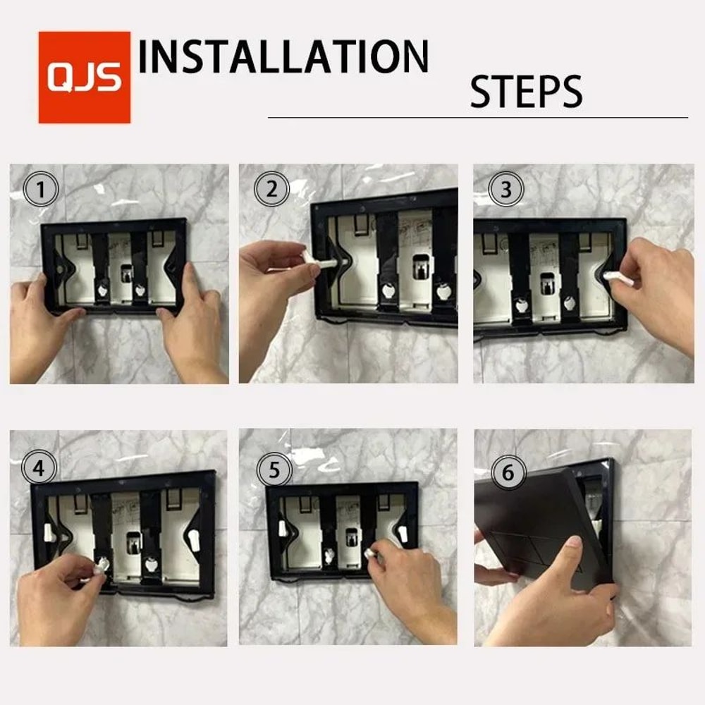 Matte Black Dual Flush Toilet Plate With Lever Frame For Geberit Sigma Systems 5