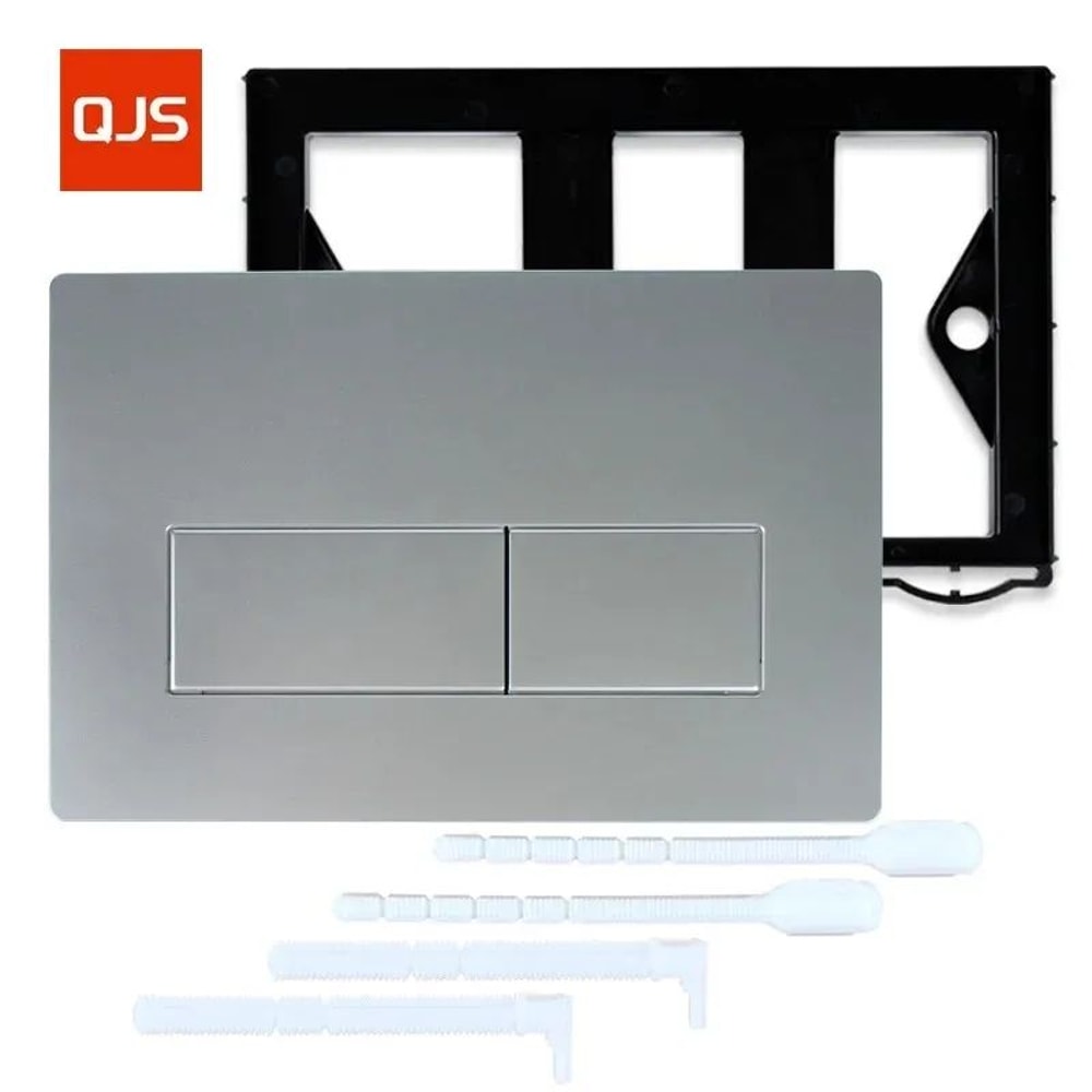 Matte Black Dual Flush Toilet Plate With Lever Frame For Geberit Sigma Systems 8