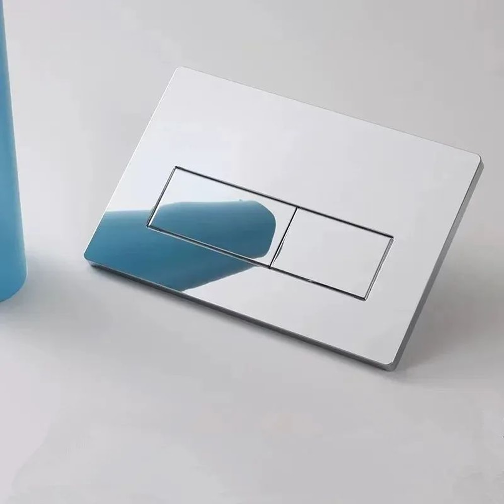 Matte Black Dual Flush Toilet Plate With Lever Frame For Geberit Sigma Systems 9