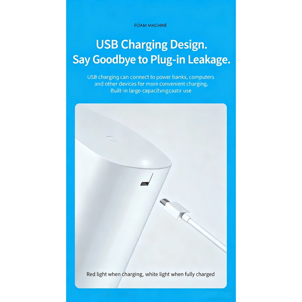 TouchFree Pro Automatic Foam Soap Dispenser USB Rechargeable 5