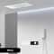 Luxury Thermostatic LED Shower System With Ceiling Waterfall 3 Spray Modes 8