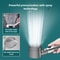 PureFlow High Pressure Filtered Shower Head With OneKey Stop Massage Spray 2