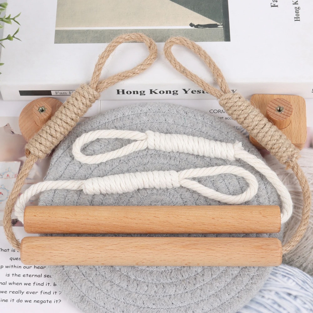 Rustic Wooden Triangle Toilet Paper Holder NailFree Wall Mounted Bathroom Shelf 2