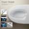 Smart Toilet With BuiltIn Bidet Auto Openclose Toilet Lid Heated Seat Warm Wash Auto Dual Flush 2